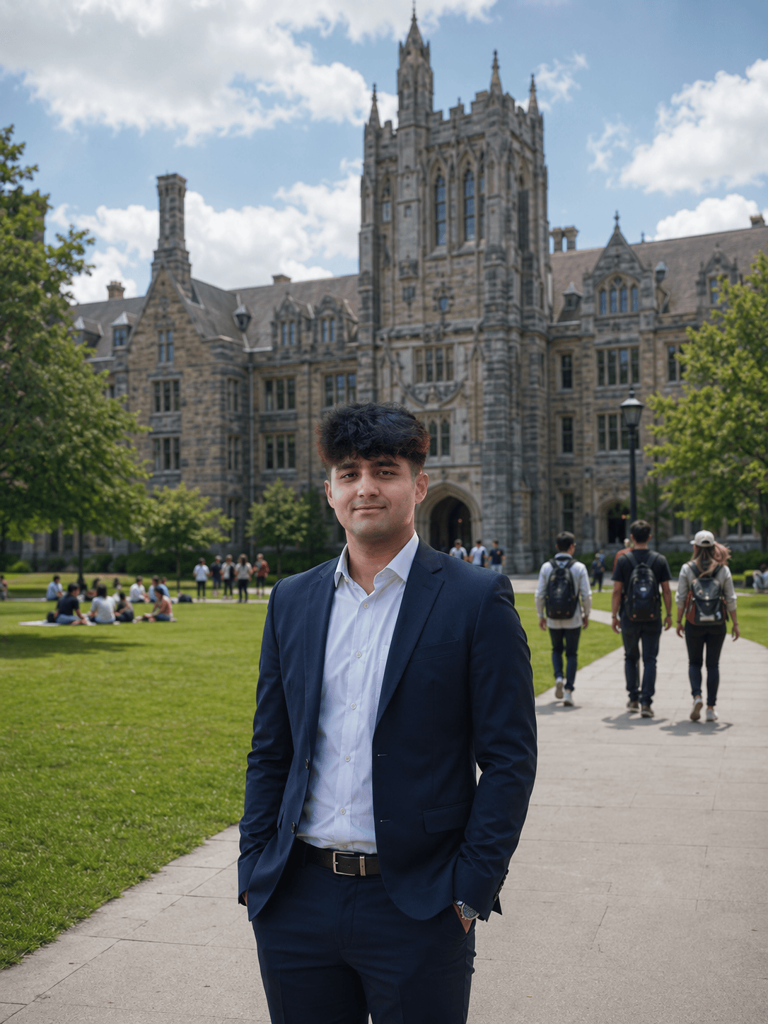Kuvam Sardana, founder of Student Support USA